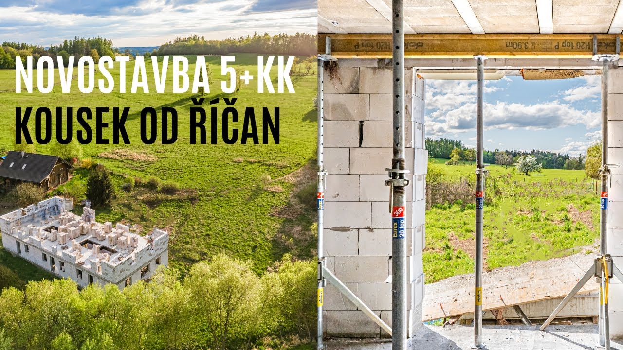 Novostavba 5+kk kousek od Říčan