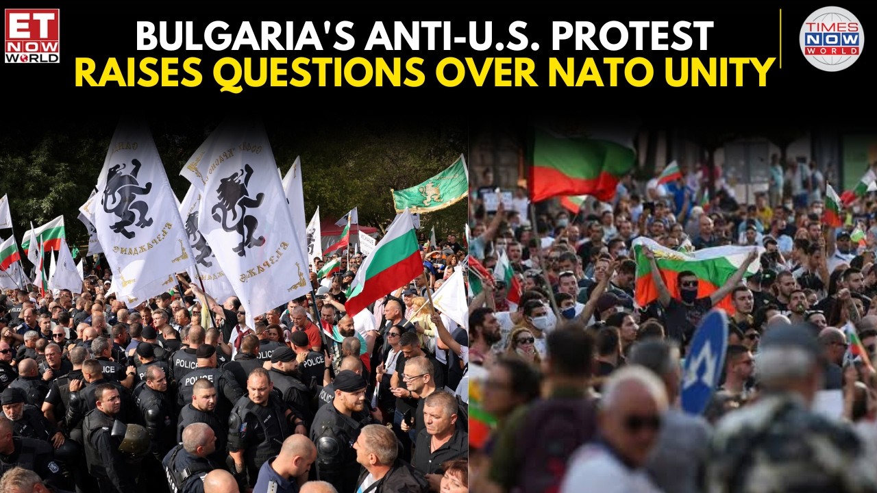 Anti-U.S. Demonstrators Rally In Bulgaria, Demand End To American Military Deployment