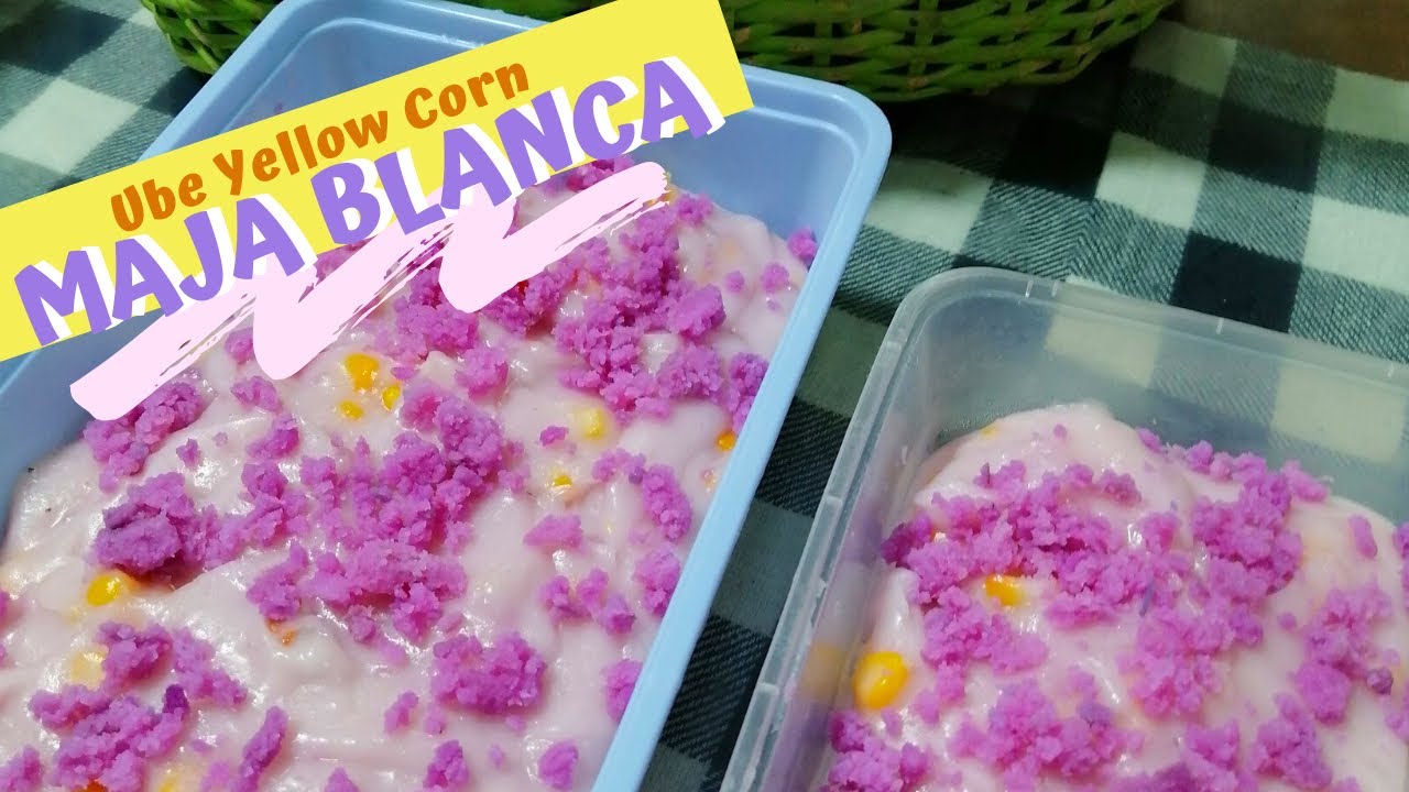 Ube Yellow Corn Maja Blanca