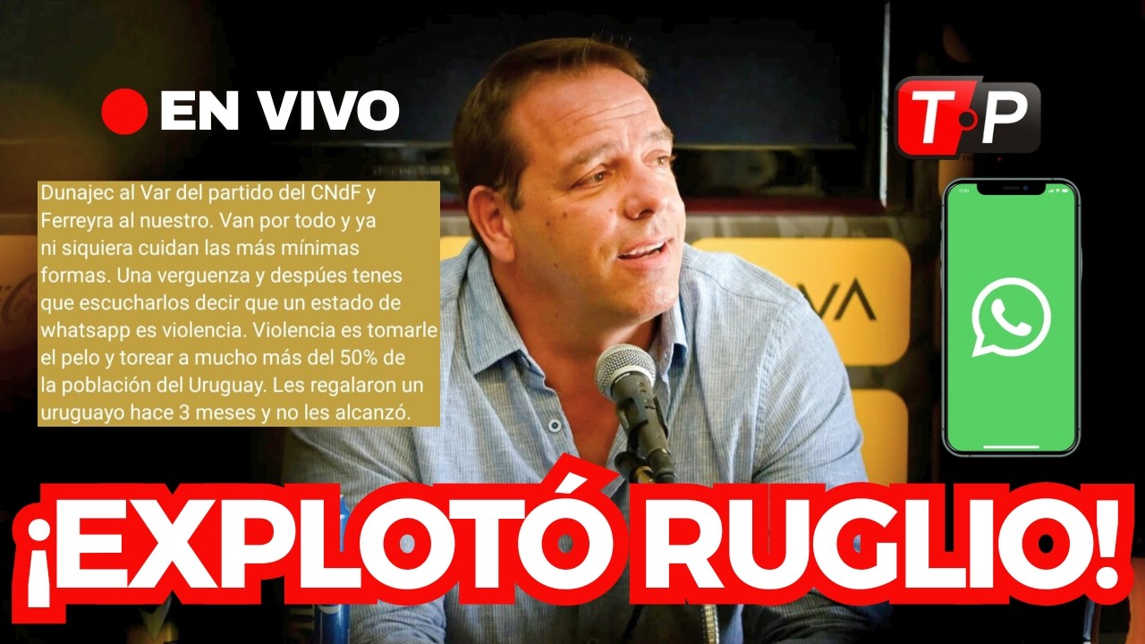 📺 Tirando Paredes (12/3/26) - Ruglio estalló por la designación arbitral para Peñarol y Nacional