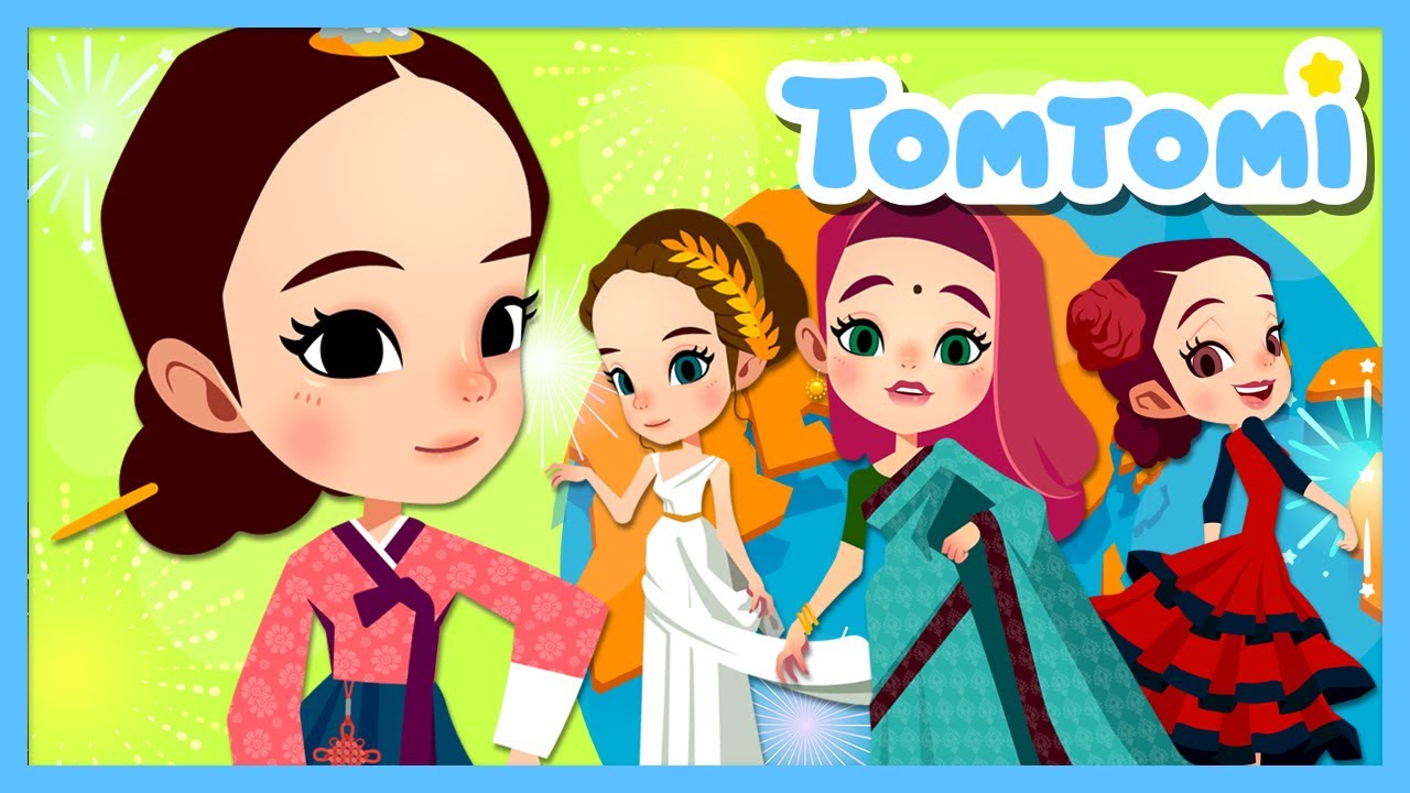 Which Country’s Traditional Dress? 🌍👗 | World Culture Song | Educational Kids Song #TOMTOMI