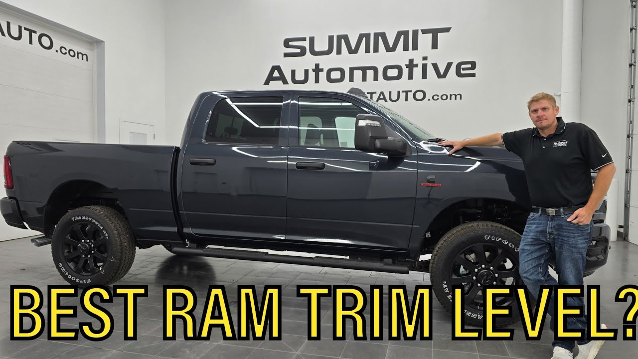 2026 RAM 2500 НОВАЯ ОТДЕЛКА EXPRESS ЧЕРНЫЙ КОВАНЫЙ СИНИЙ 4K WALKAROUND 26T27