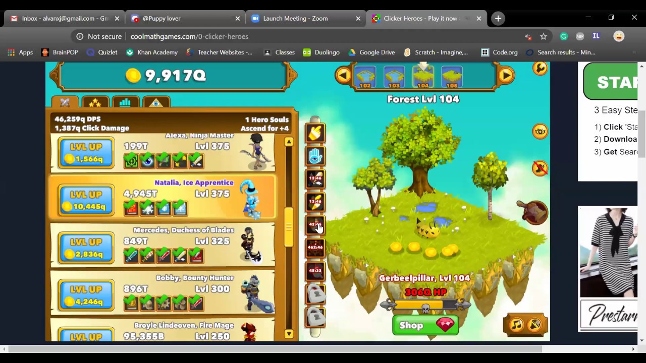 Clicker Heroes ep1: First ascension!