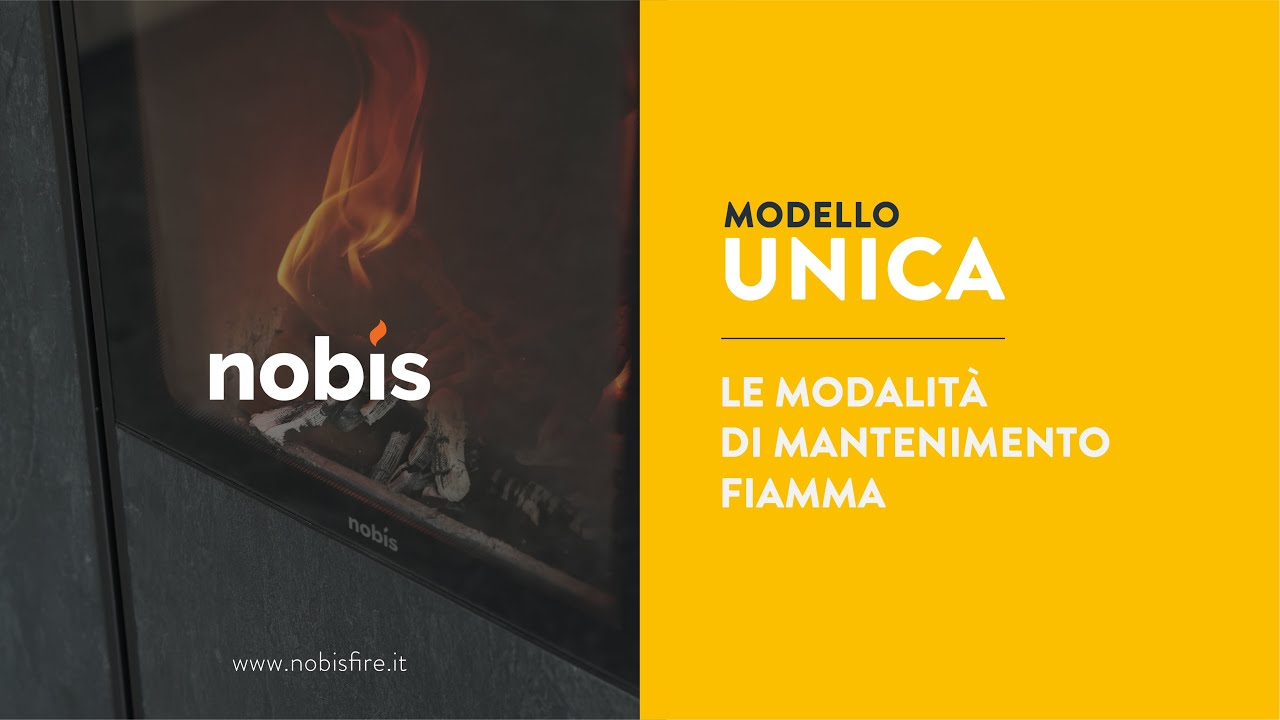 Stufa ibrida Unica - Le modalit&agrave; di mantenimento fiamma