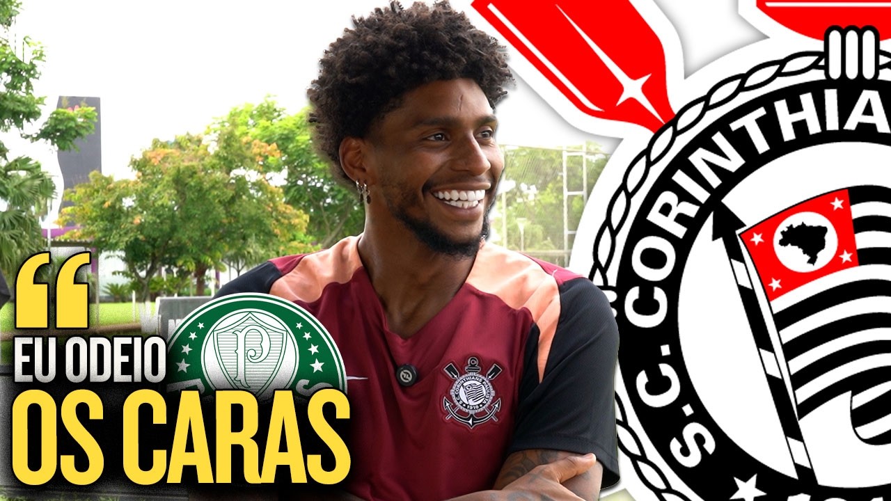 'EU ODEIO OS CARAS': HUGO SOUZA &Eacute; SINCERO AO FALAR DA RIVALIDADE ENTRE CORINTHIANS X PALMEIRAS