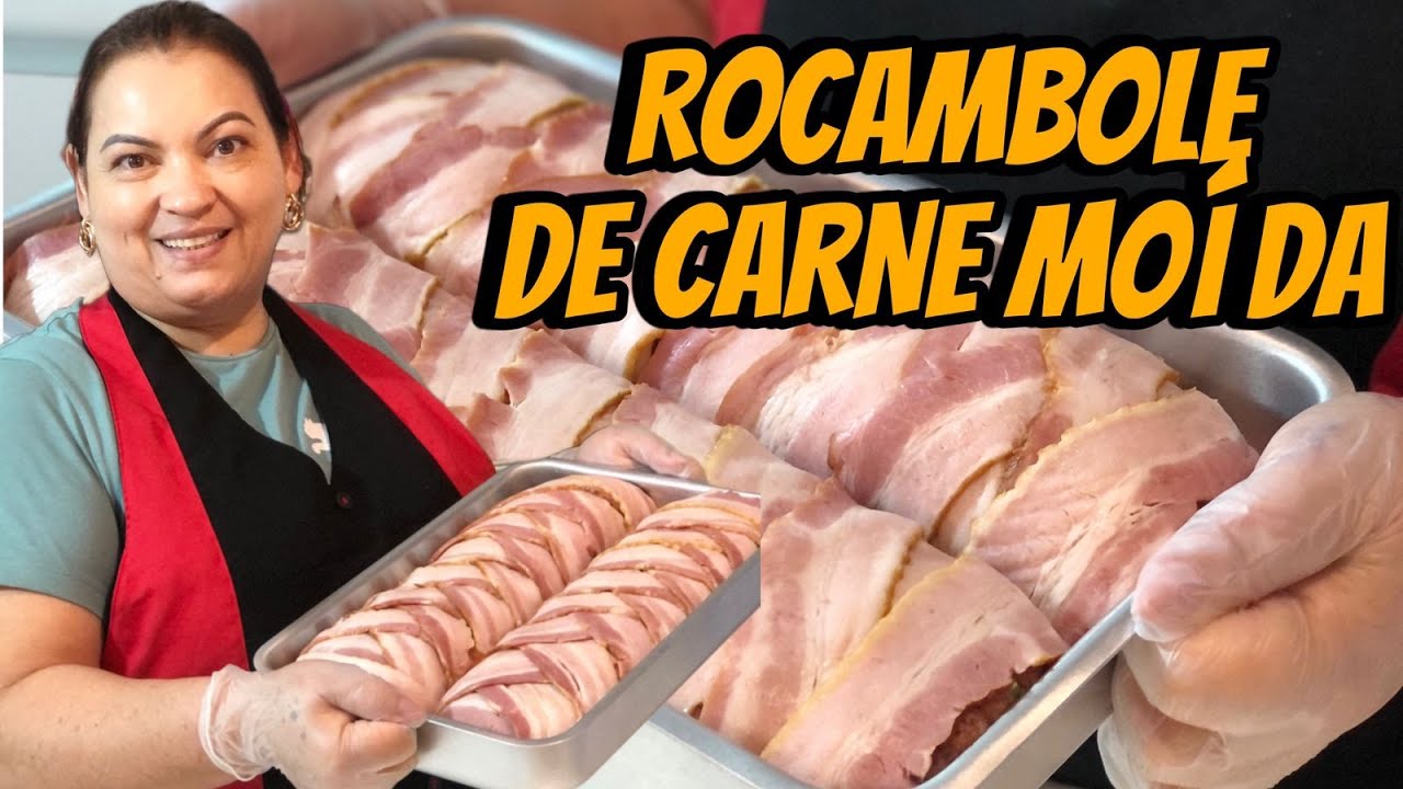 É MUITO FÁCIL FAZER O MELHOR ROCAMBOLE DE CARNE MOÍDA QUE VOCÊ JÁ VIU