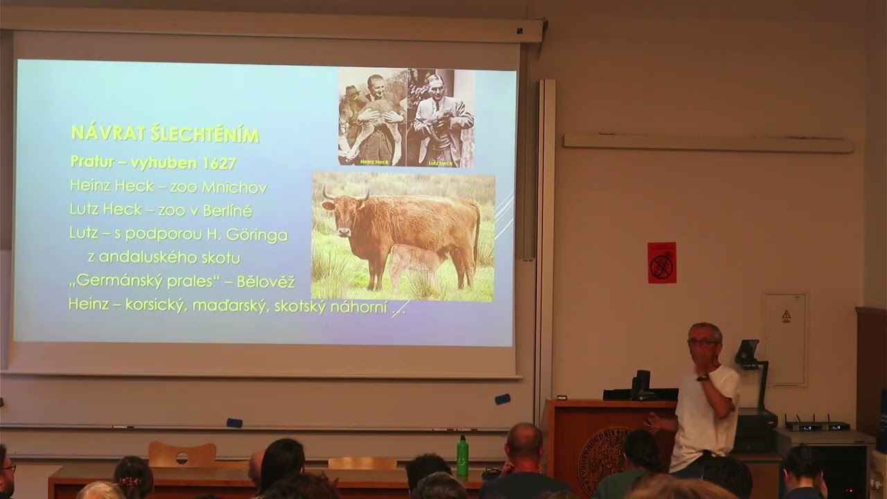 Biologické čtvrtky ve Viničné; J. Petr: Cesta do pravěku 2.0; přednáška