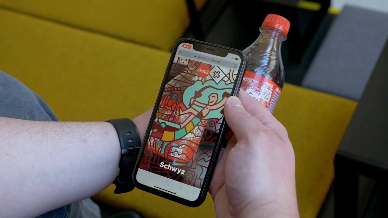 Zappar WebAR | Coca Cola x Fredinko