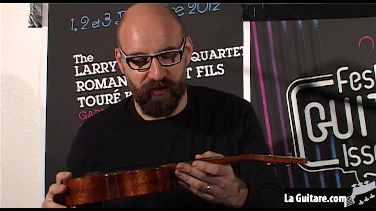 Christophe Grellier, luthier - Ukulele Soprano par Aël au salon des luthiers d'Issoudun 2012