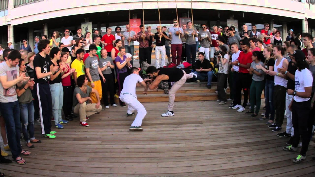 CM Tico, Inst Joker, CM Guaxini, Bruno Caverna.First capoeira meeting, Moscow. CDO Mestre Cueca