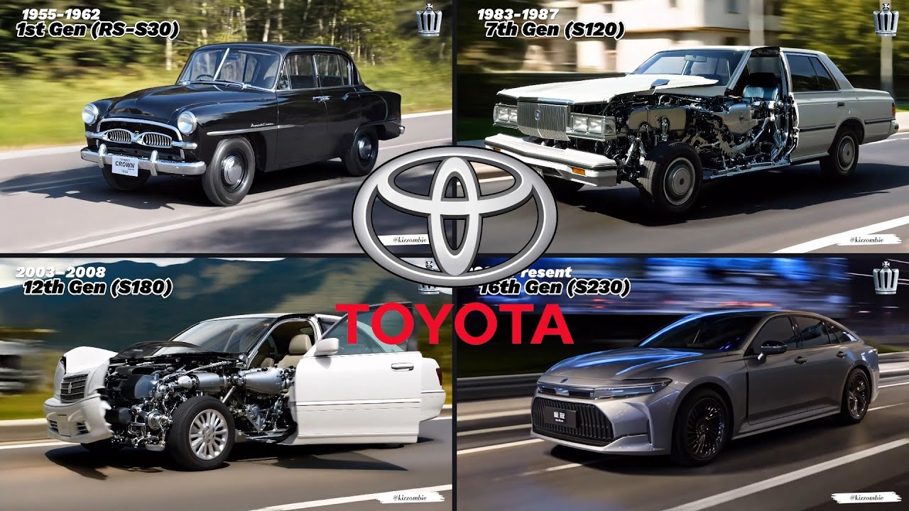 Toyota Crown Evolution: All Generations (1955-Present)