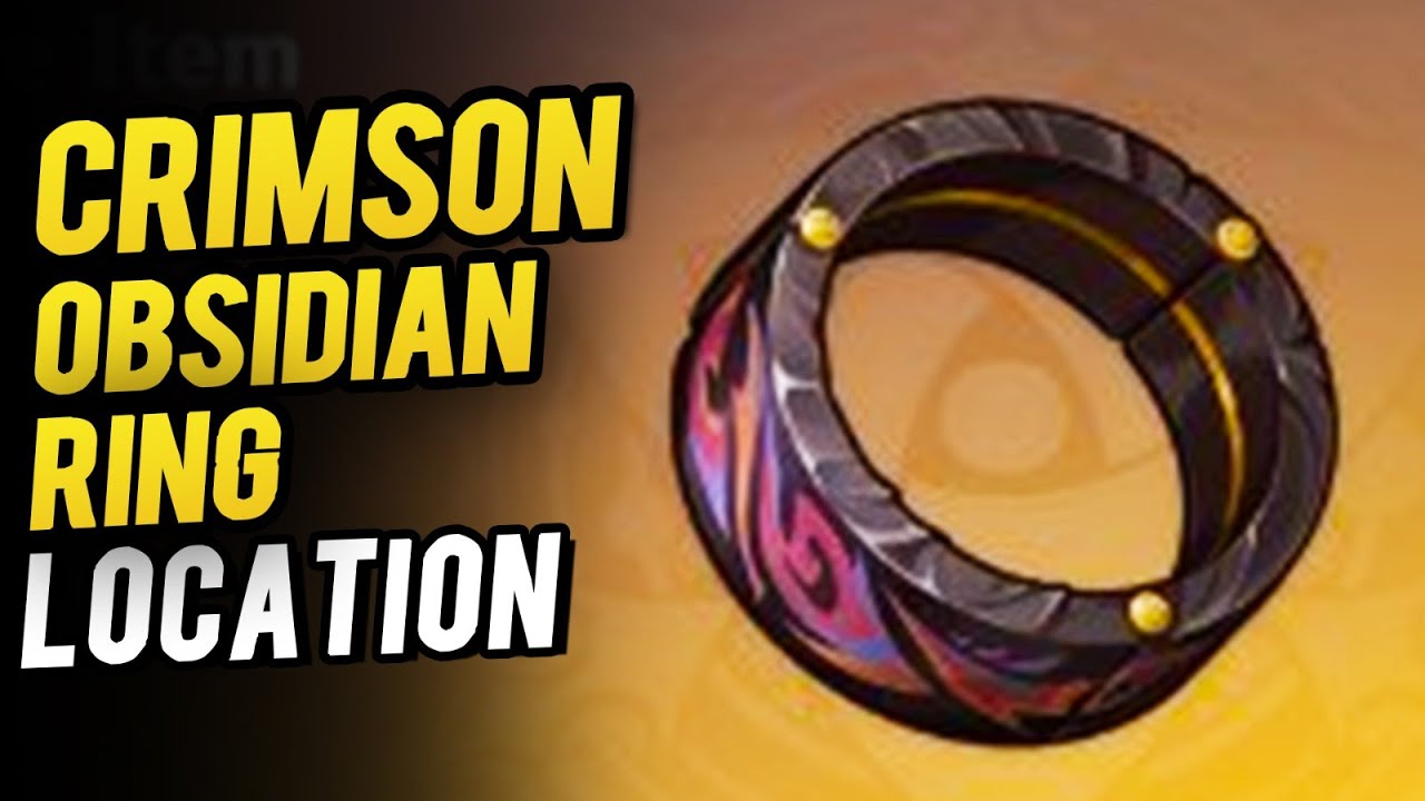 All Crimson Obsidian Ring Location (Flower-Feather Clan Chest) | Genshin Impact 5.2