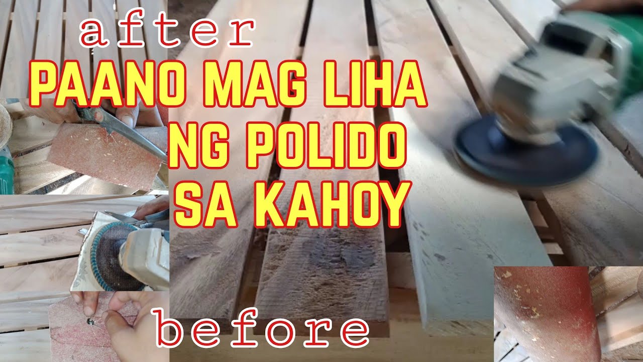 PAANO MAG LIHA NG POLIDO SA KAHOY