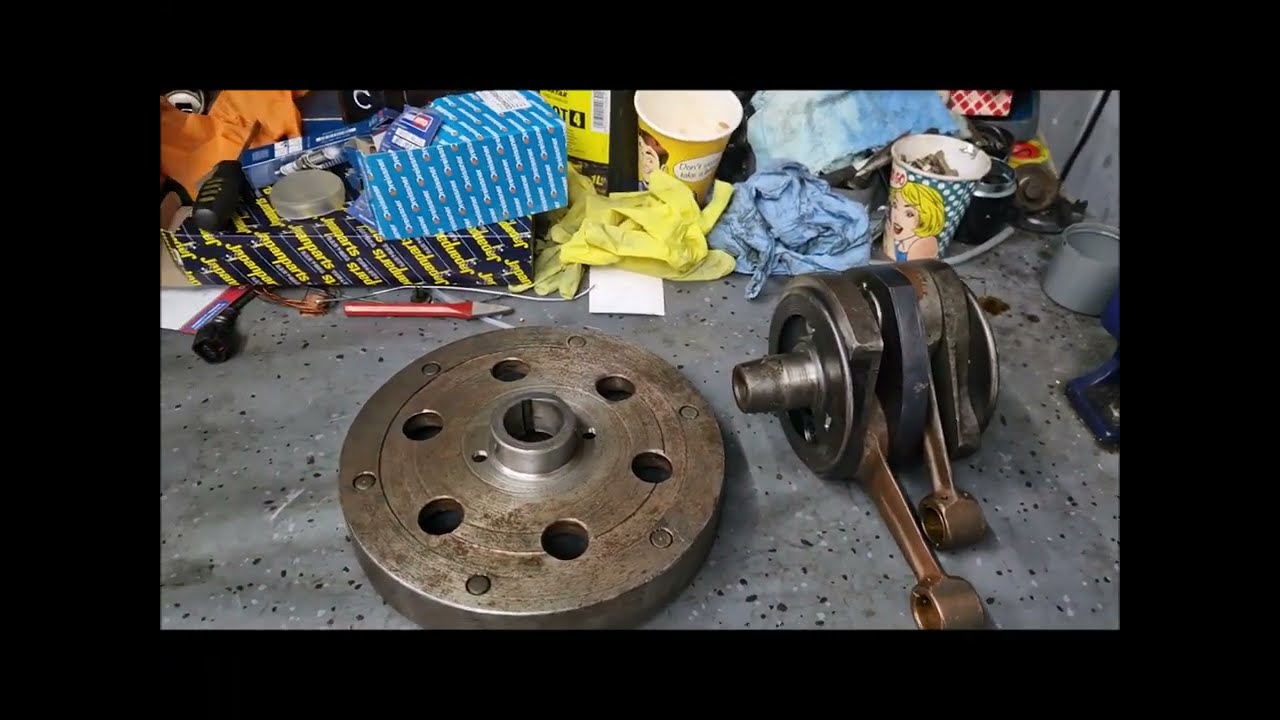 IMZ Ural 650 M67 - Flywheel and crankshaft tapers pairing (part 2)
