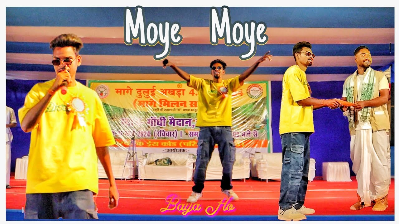 BaYa Ho  | Moye Moye Song Stage  Performance | Mage Milan Samroh Chaibasa 2024