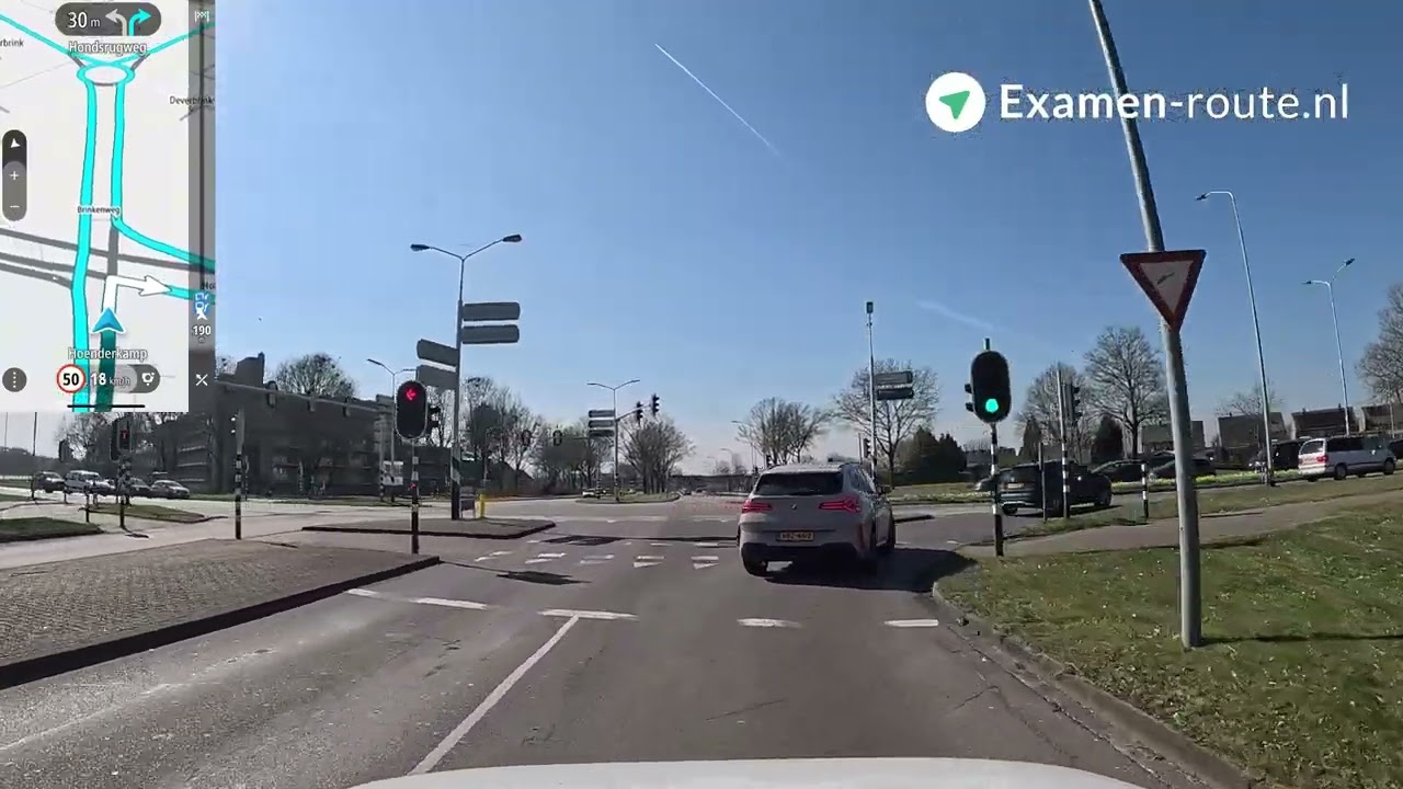 Emmen centrum - CBR Examenroute