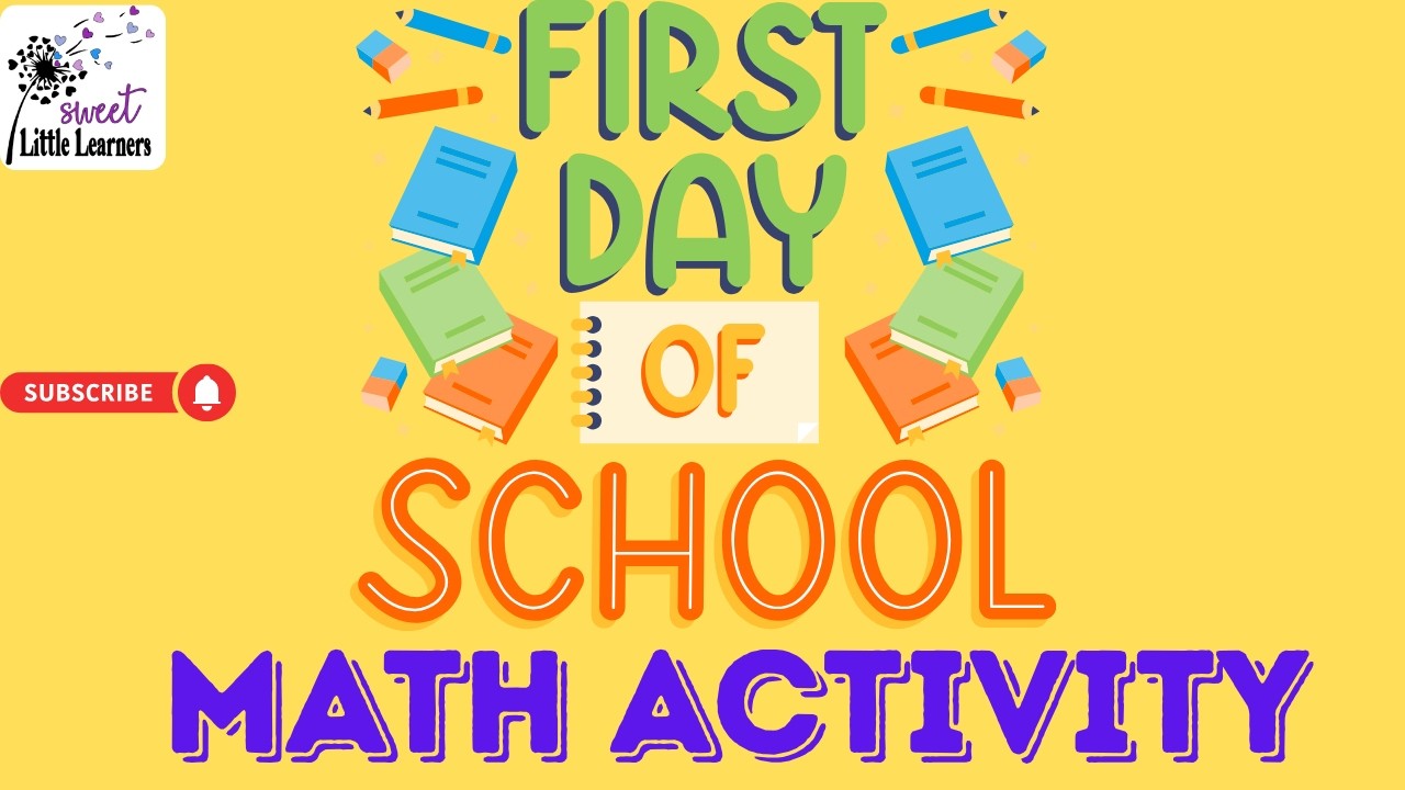 Kindergarten Math Lesson | Curvy Lines & Early Number Symbols (First Day Math Activity)