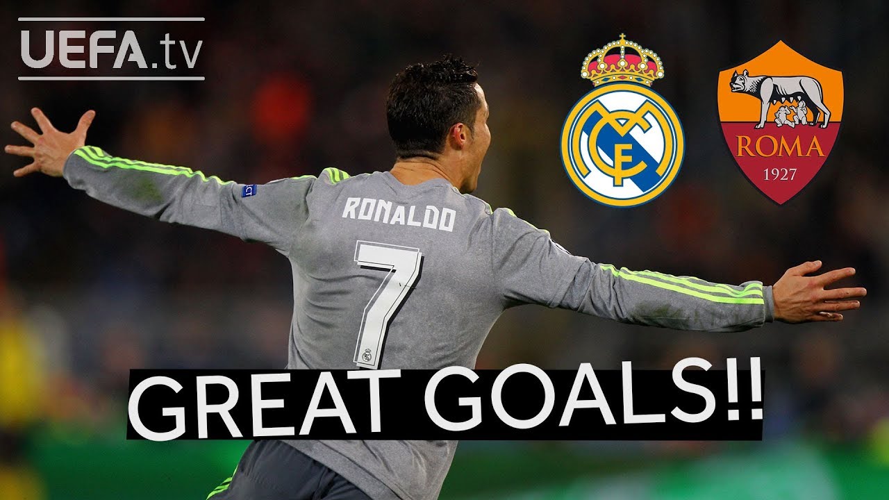 RONALDO, FIGO, TOTTI: Great REAL MADRID and ROMA Goals