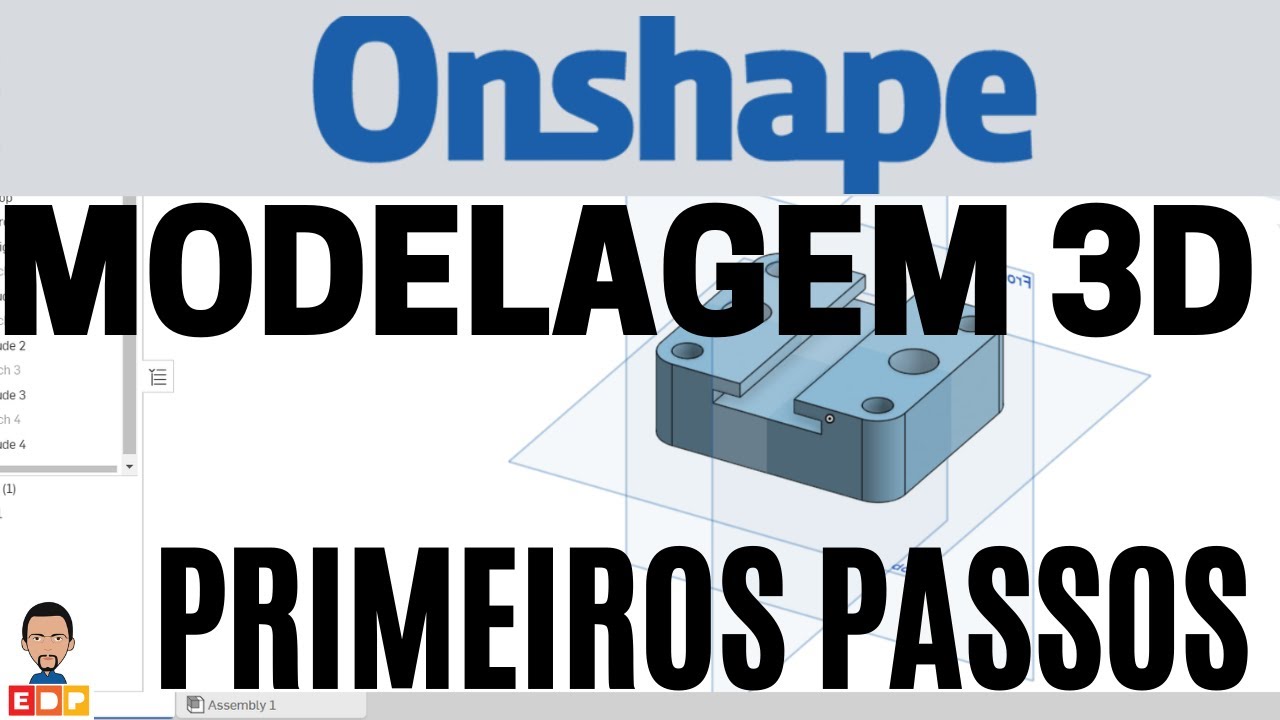 TUTORIAL PORTUGUÊS ONSHAPE COMO MODELAR 3D COM O APLICATIVO ONLINE COMANDOS BÁSICOS