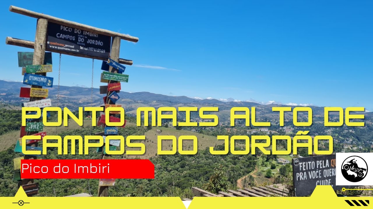 Pico do Imbiri - Ponto mais alto de Campos do Jord&atilde;o - Moto BMW GS1250 - Gopro