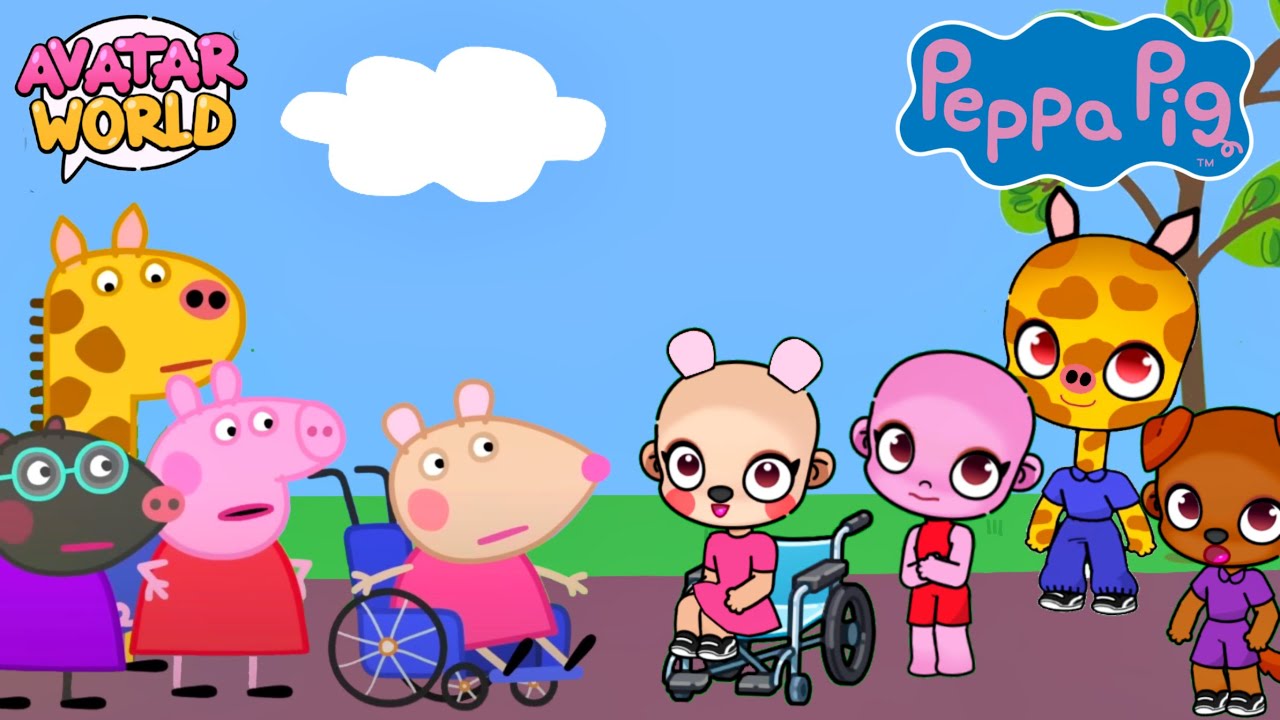 Peppa Pig in Avatar World 🐽Peppa Meets Mandy Mouse🐭 | Full Episode