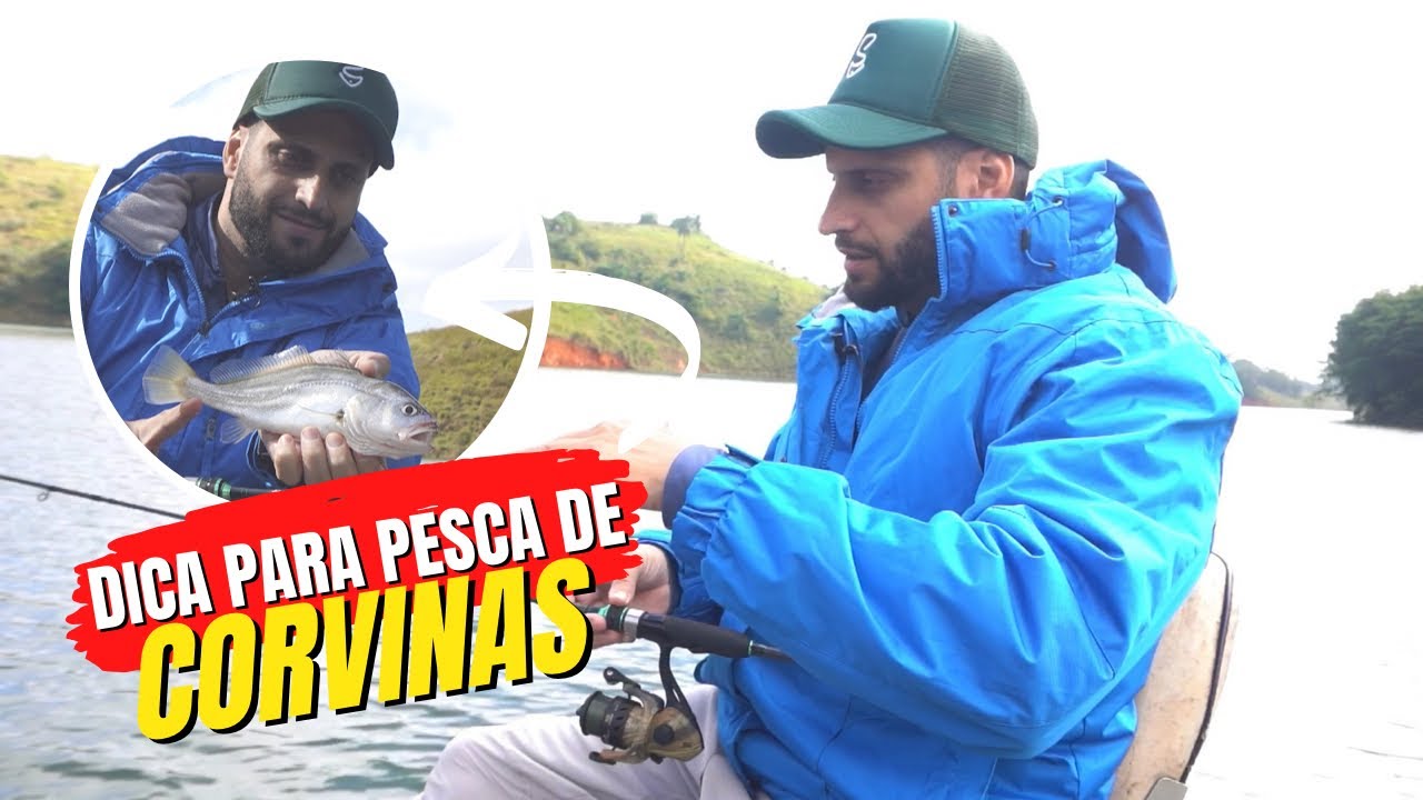 Dica para Pesca de CORVINA com isca natural