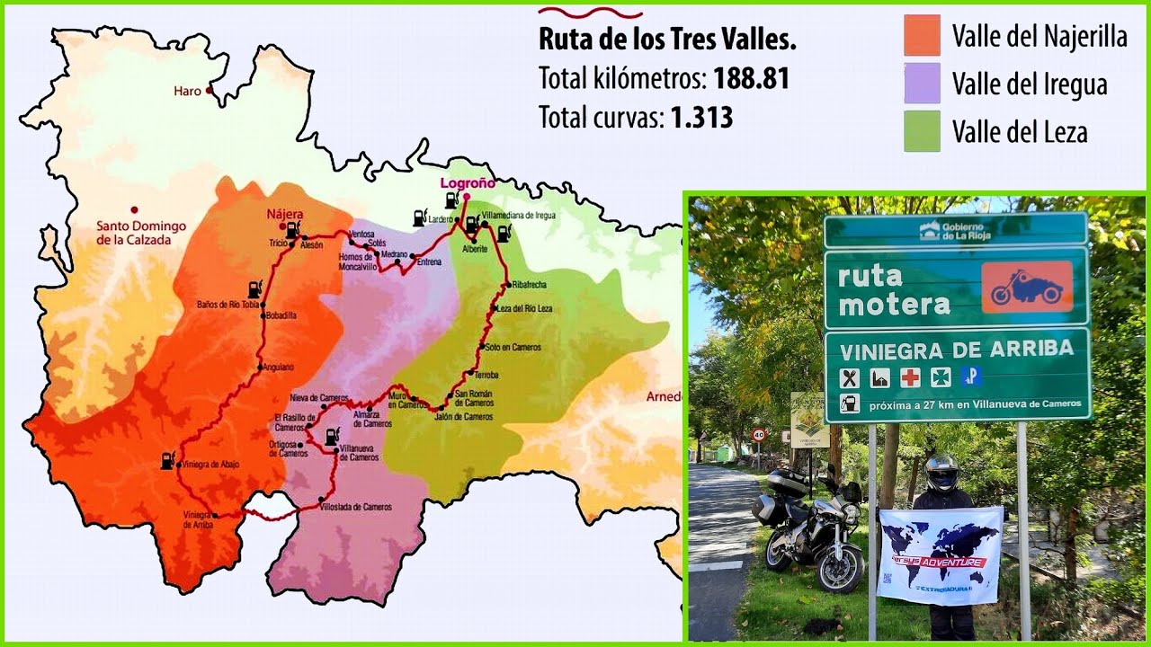 Ruta Motera de Los Tres Valles Octubre 2021
