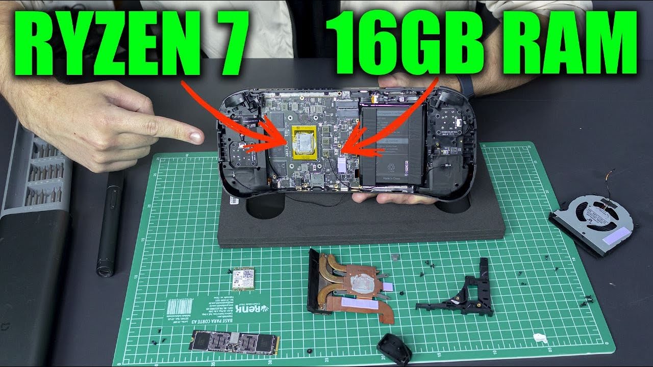 ABRINDO O PC GAMER PORTÁTIL CHINÊS, FIZERAM MILAGRE! AYANEO GEEK 1S