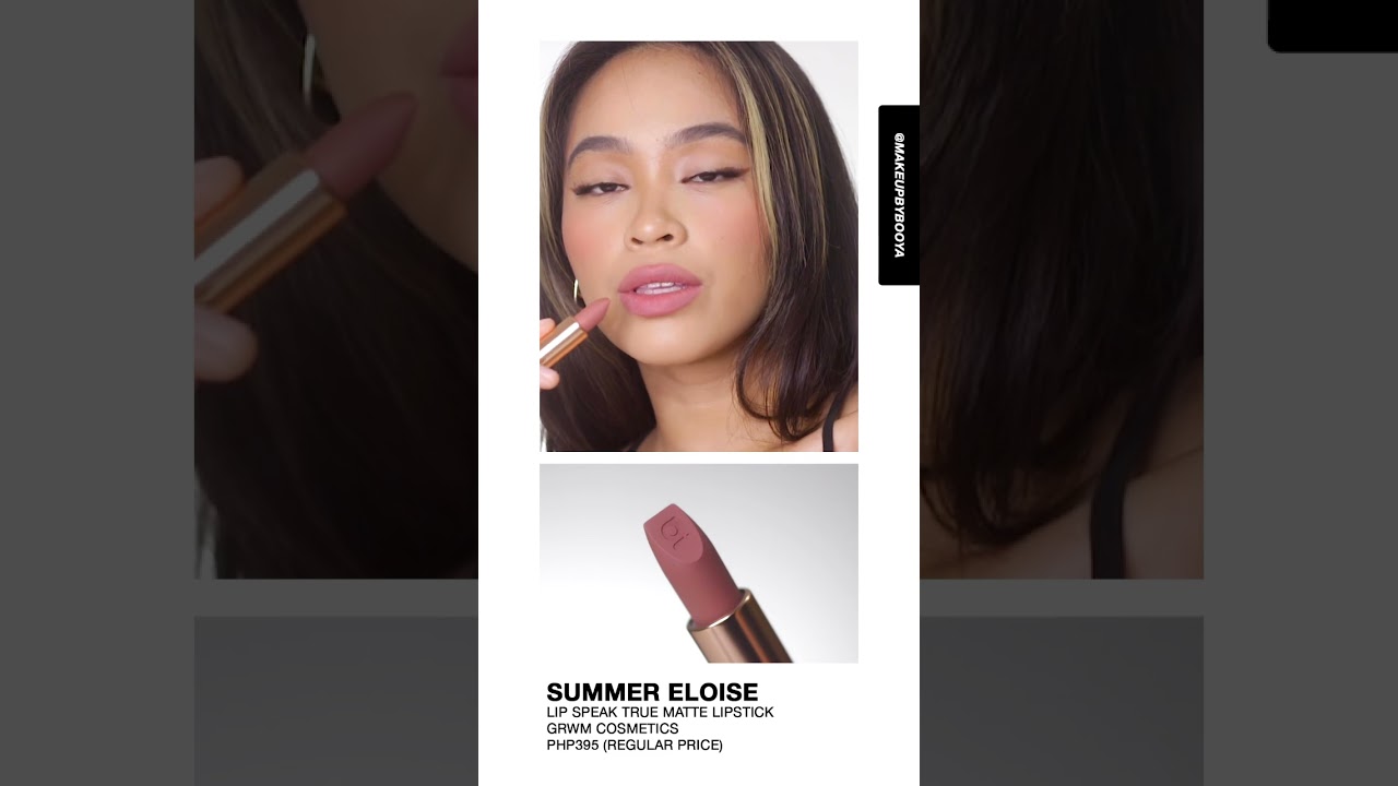 Swatch: GRWM Lip Speak in Summer Eloise