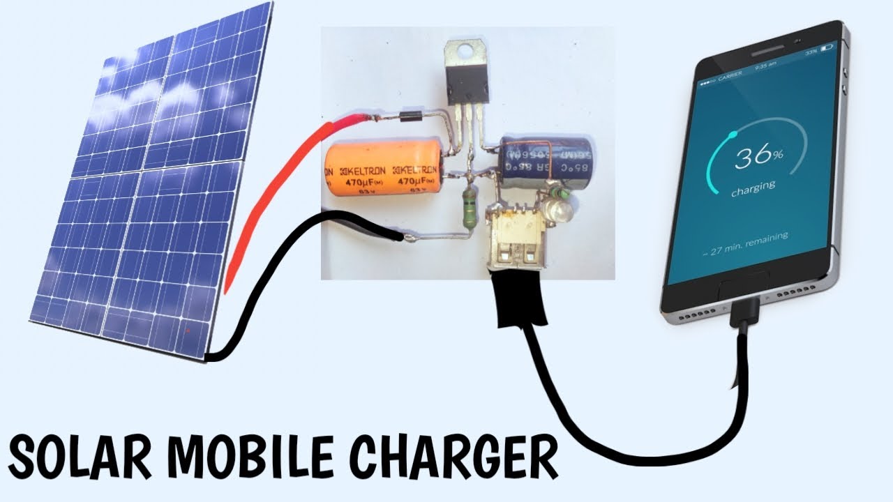 How To Make A Solar Mobile Charger at Home 🏠🏡 | New Electronic project 2024 | #howtomake