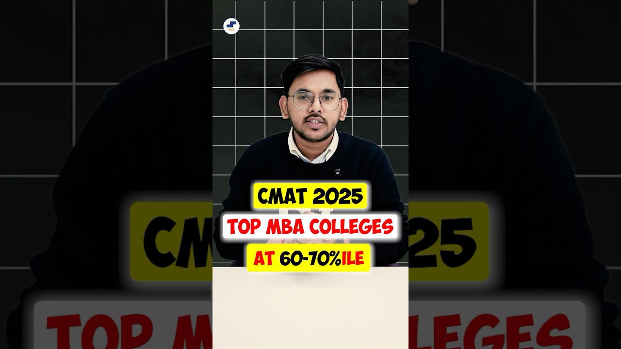 🔥Top MBA Colleges at 60-70%ile CMAT 2025 | Low CMAT Score MBA Colleges ✅ #shorts #mba2025 #CMAT2025