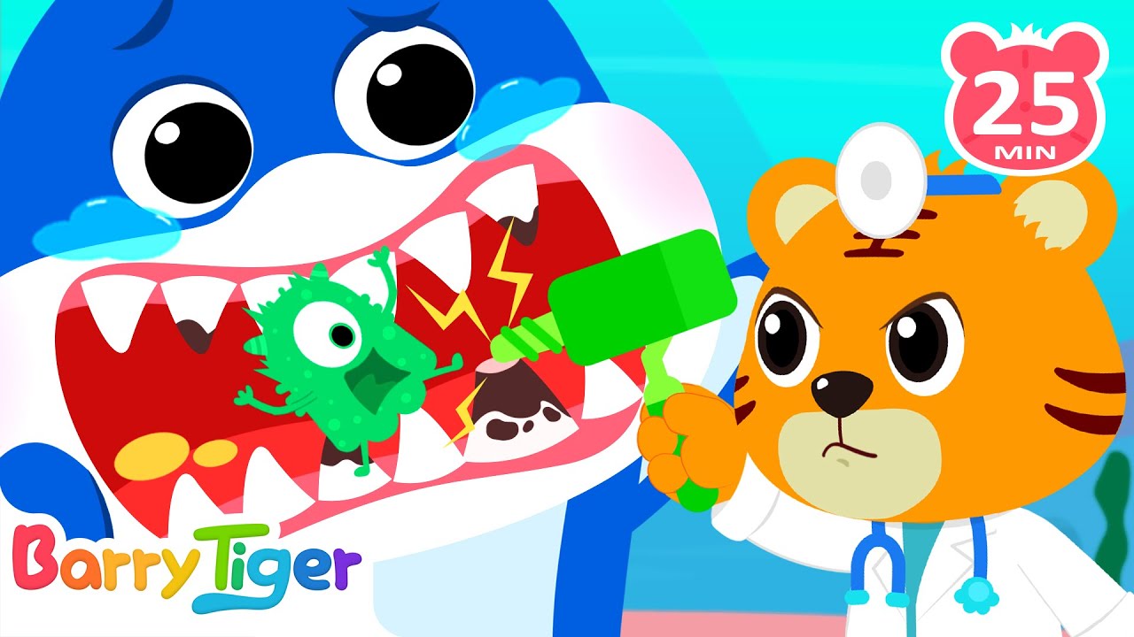 【新】鯊魚看牙醫 🦈🦷 | 幼兒健康教育 | 趣味動物故事 | 寶寶護牙知識 | 問題解決能力啟蒙 | 貝樂虎