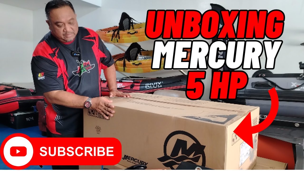 UNBOXING ENGINE MERCURY 5HP | IB MALAYSIA