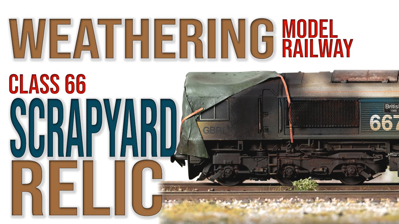 Hattons Class 66 Scrapyard Relic | Weathering Model Railway