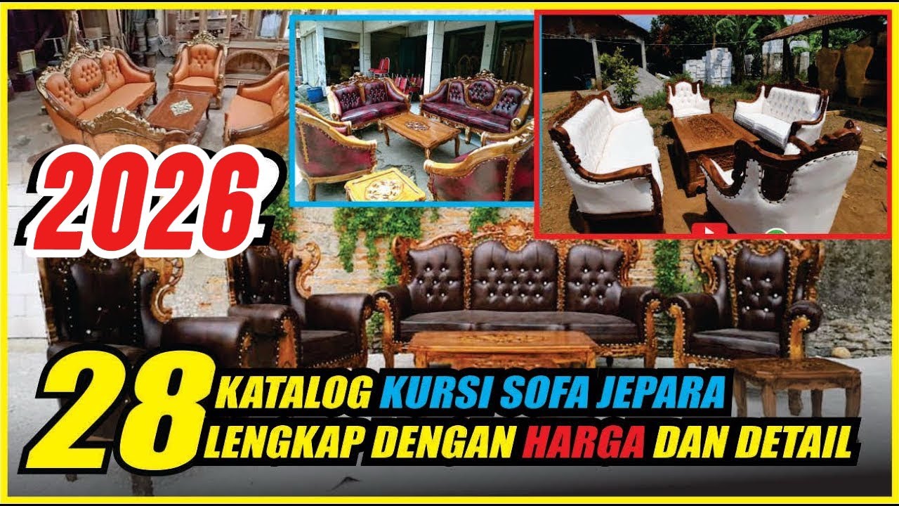 28 Harga Sofa Tamu Jati Jepara lengkap mulai 6 Jutaan