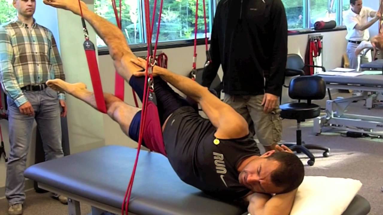 Redcord Neurac Testing with Elite Rowing Coach Carlos Dinares_Side-Lying Hip Abduction
