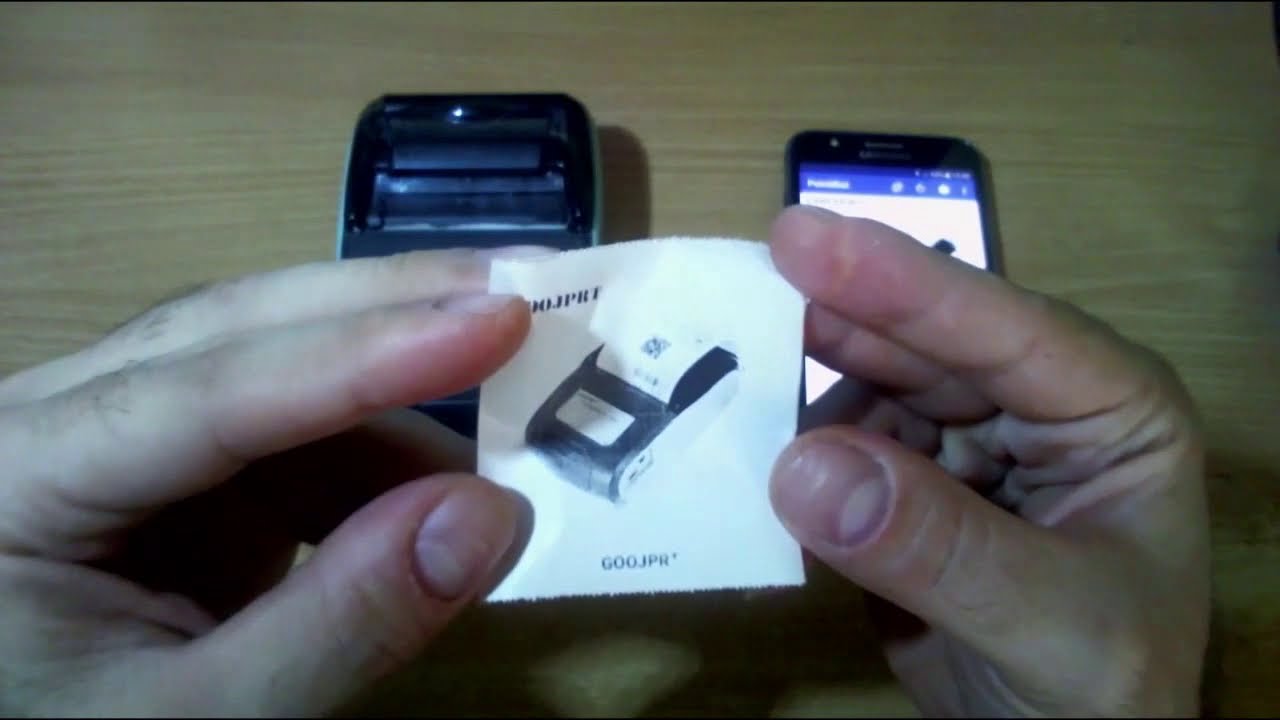 GOOJPRT Thermal Printer | How to print an image
