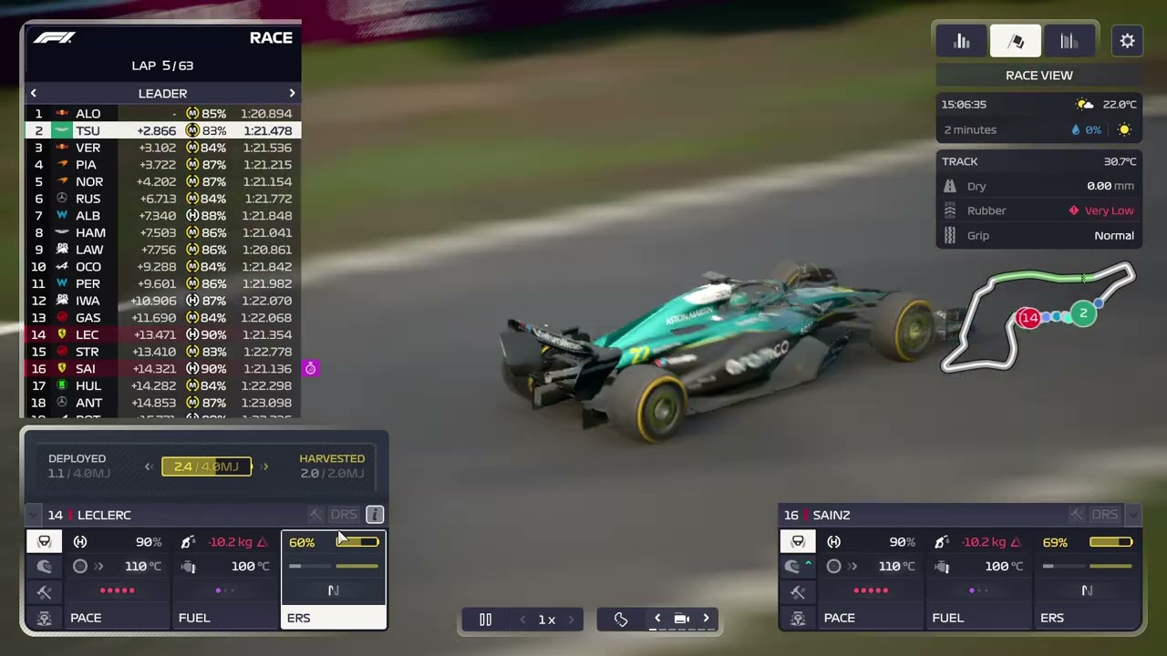 Climbing up to the top / Emiglia-Romagna Gp 2026 - F1 Manager 2024 mod 2025