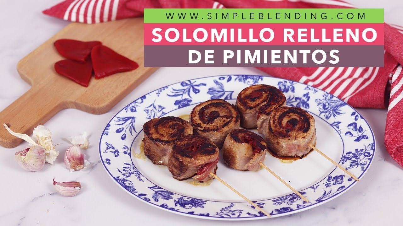 ALUCINA CON ESTE SOLOMILLO CON PIMIENTOS | Receta de brocheta de solomillo rellena de pimientos
