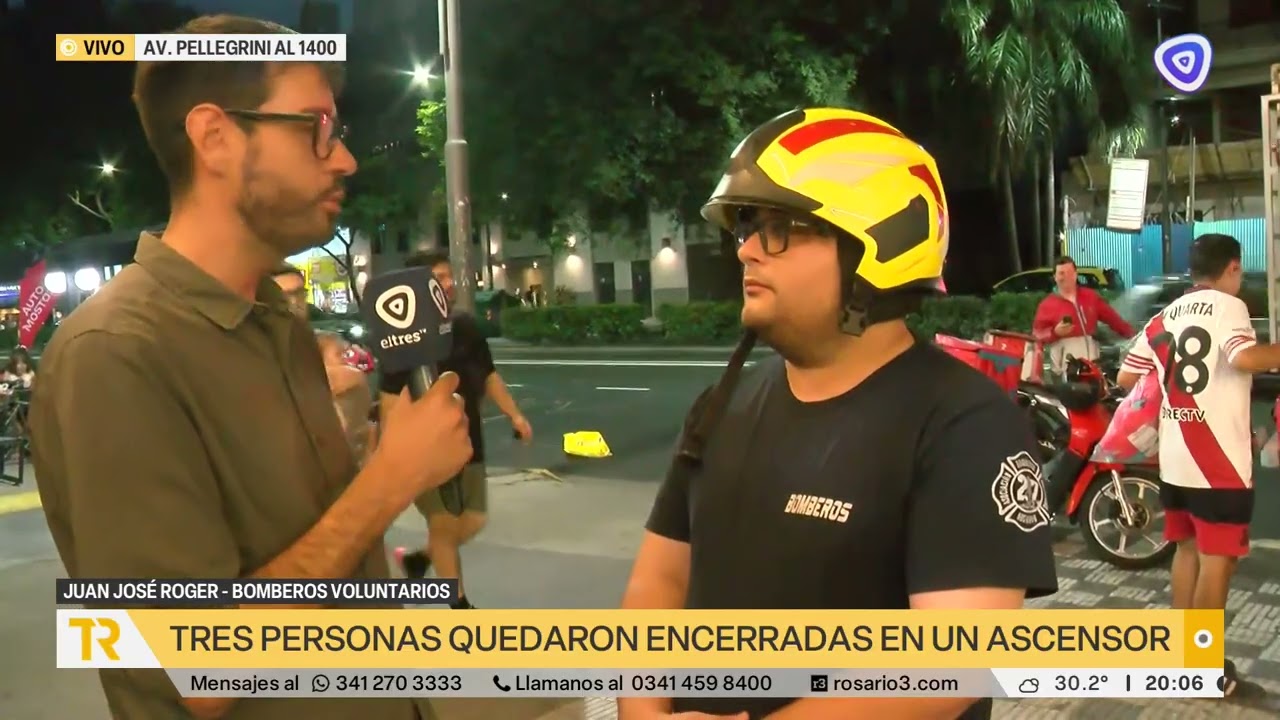 Vecinos quedaron atrapados en el ascensor de su edificio durante más de una hora