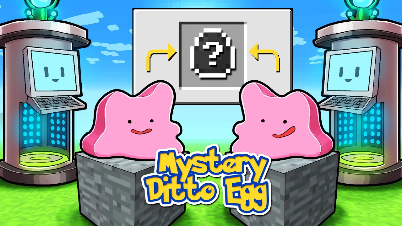 1 vs 2 Pixelmon DITTO Mystery EGG! (Minecraft)