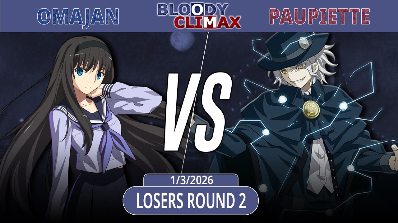 Bloody Climax #13 | Omajan (Akiha) VS. Paupiette (The Count of MC) | MBTL EMEA Netplay Bracket
