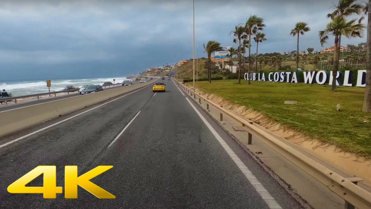 4K | Málaga to Elviria - Marbella | Andalusia Region | 2021 | Spain | Europe | #11