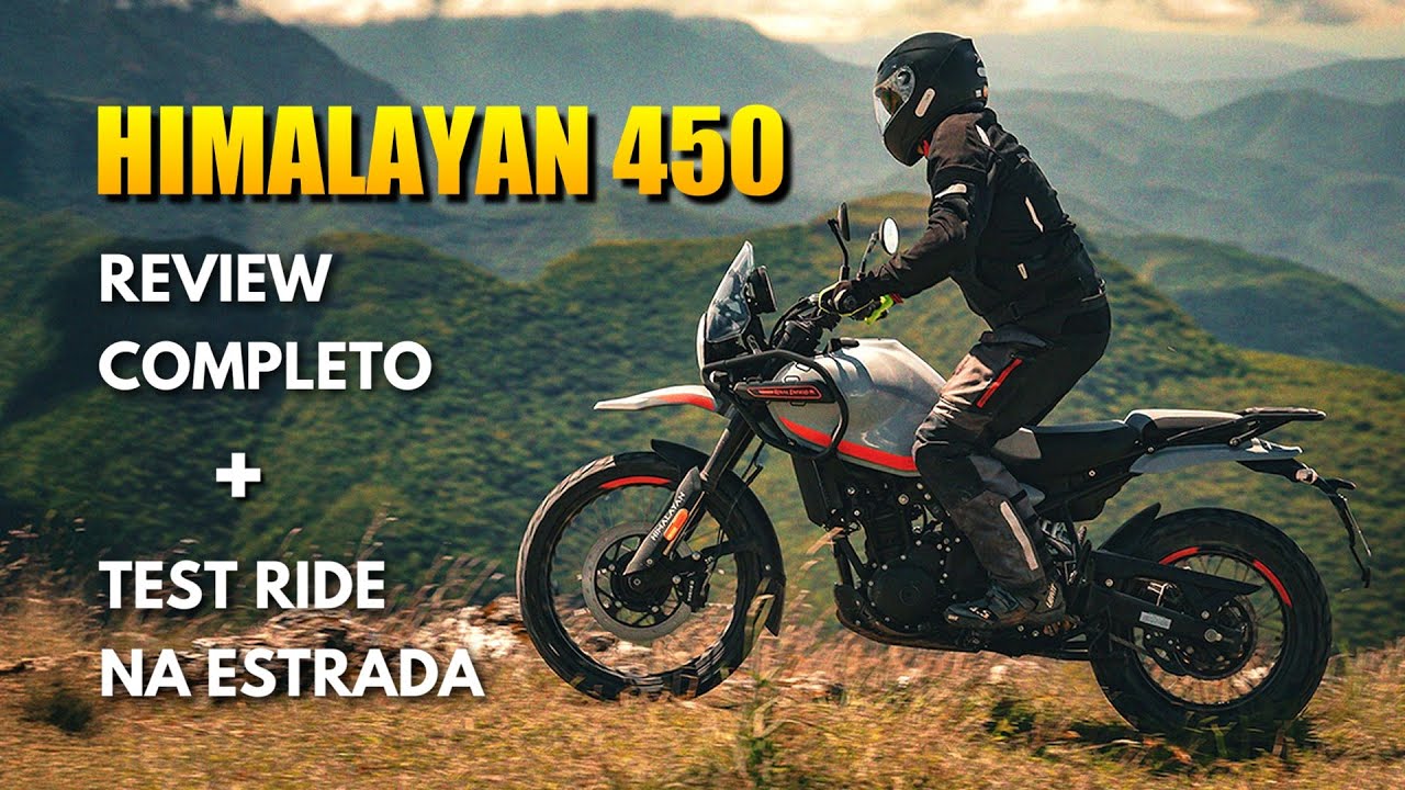 ROYAL ENFIELD HIMALAYAN 450 - TEST RIDE NA ESTRADA + REVIEW