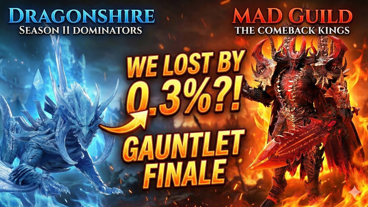 WE LOST BY 0.3%?! 😱 MAD’s Insane Gauntlet Comeback vs DragonShire!