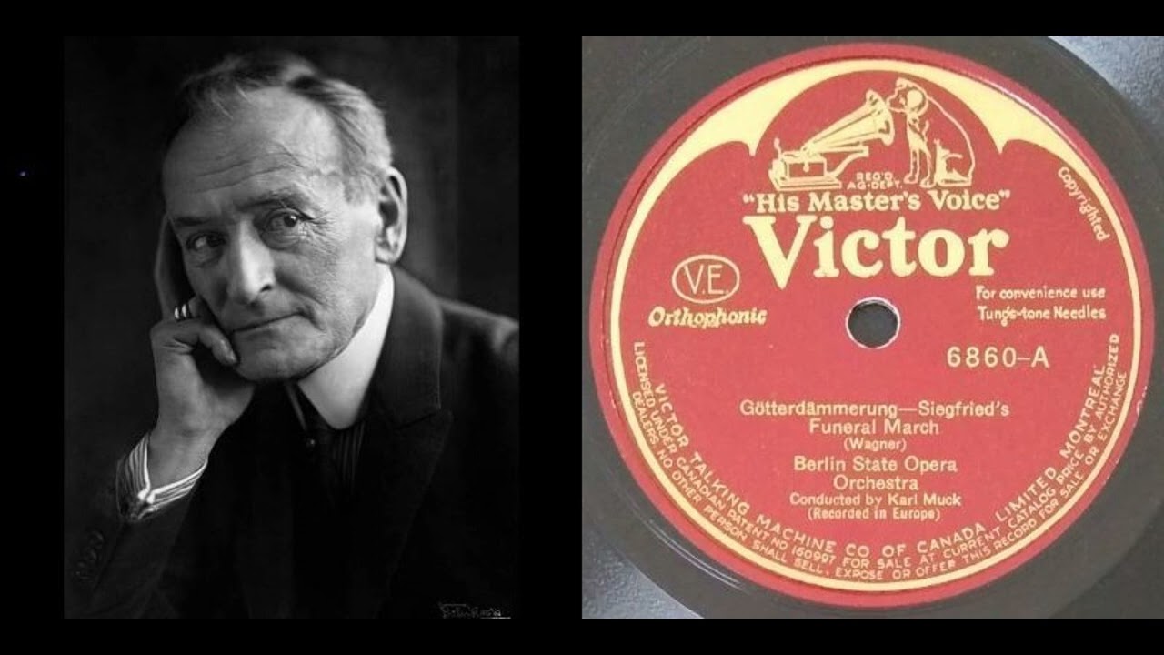 Karl Muck conducts Wagner: G&ouml;tterd&auml;mmerung - Siegfried's Funeral March (1927)