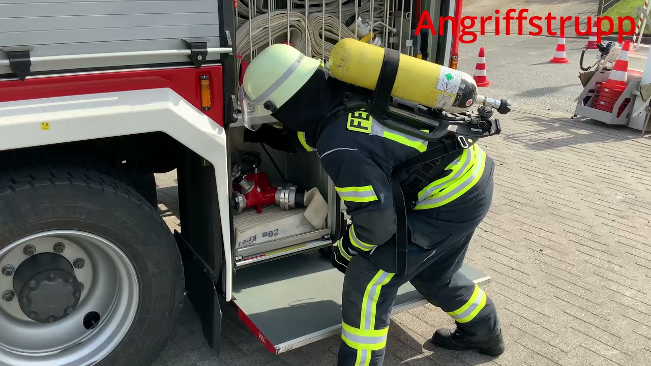 Feuerwehr - Aufbau einer Wasserversorgung