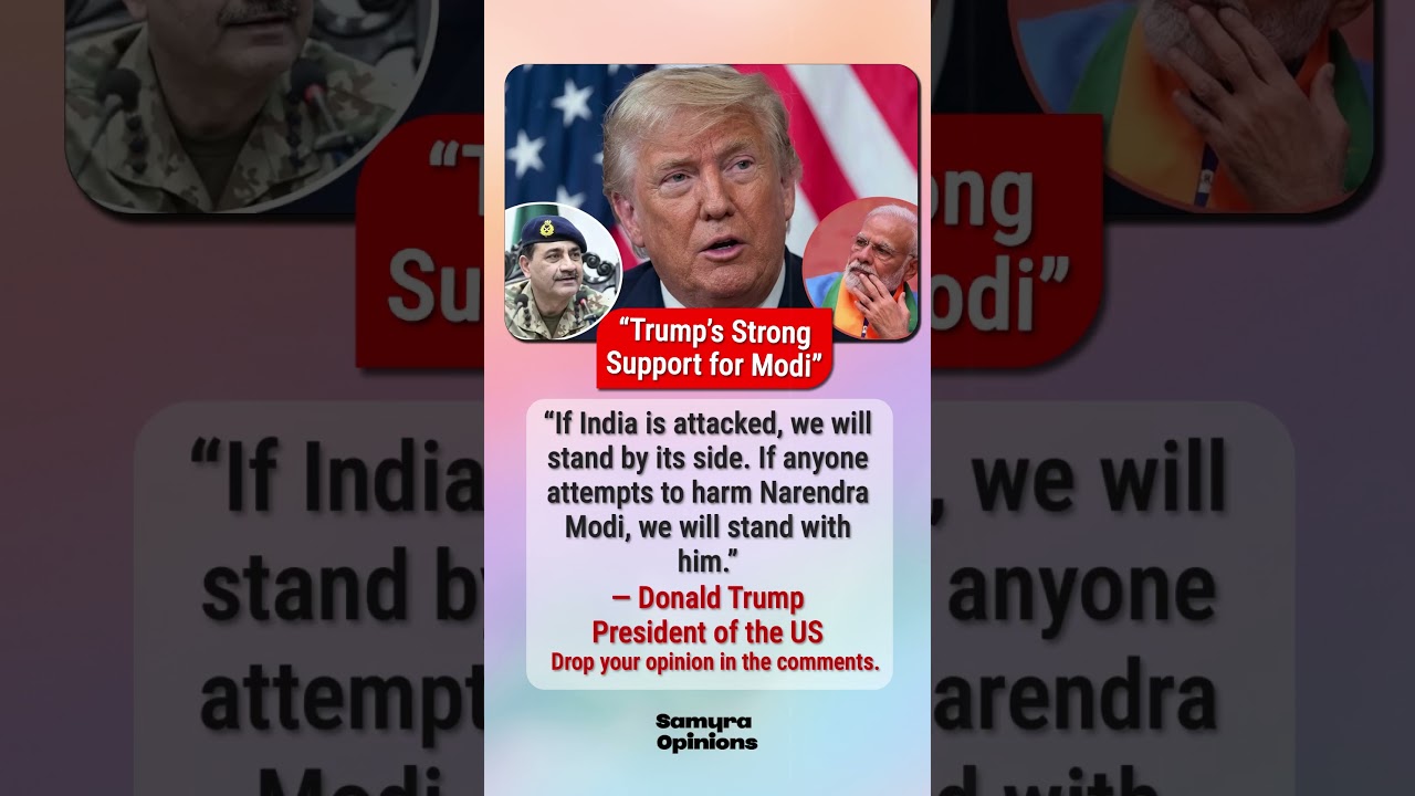 America&rsquo;s Promise to India? Trump&rsquo;s Modi Statement Goes Viral #trendingnow