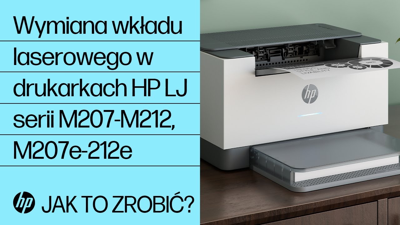 Wymiana wkładu laserowego w drukarkach HP LJ serii M207-M212, M207e-212e | HP LaserJet  | HP Support