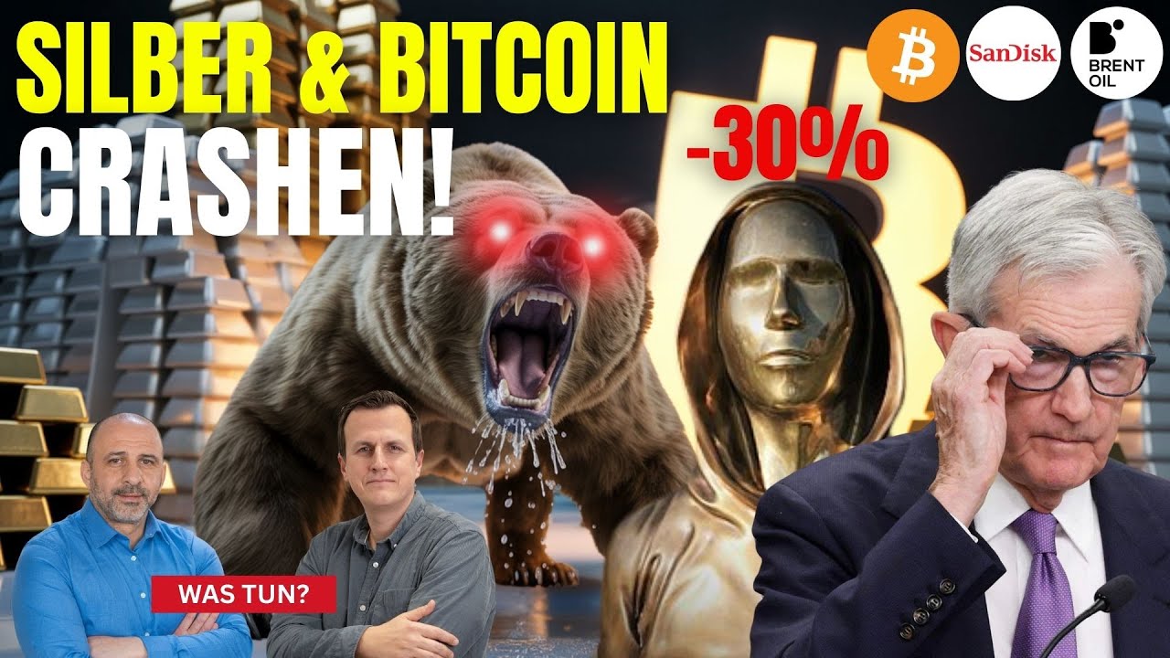 Mega Abverkauf! Gold | Silber | SanDisk | Brent ÖL | Bitcoin